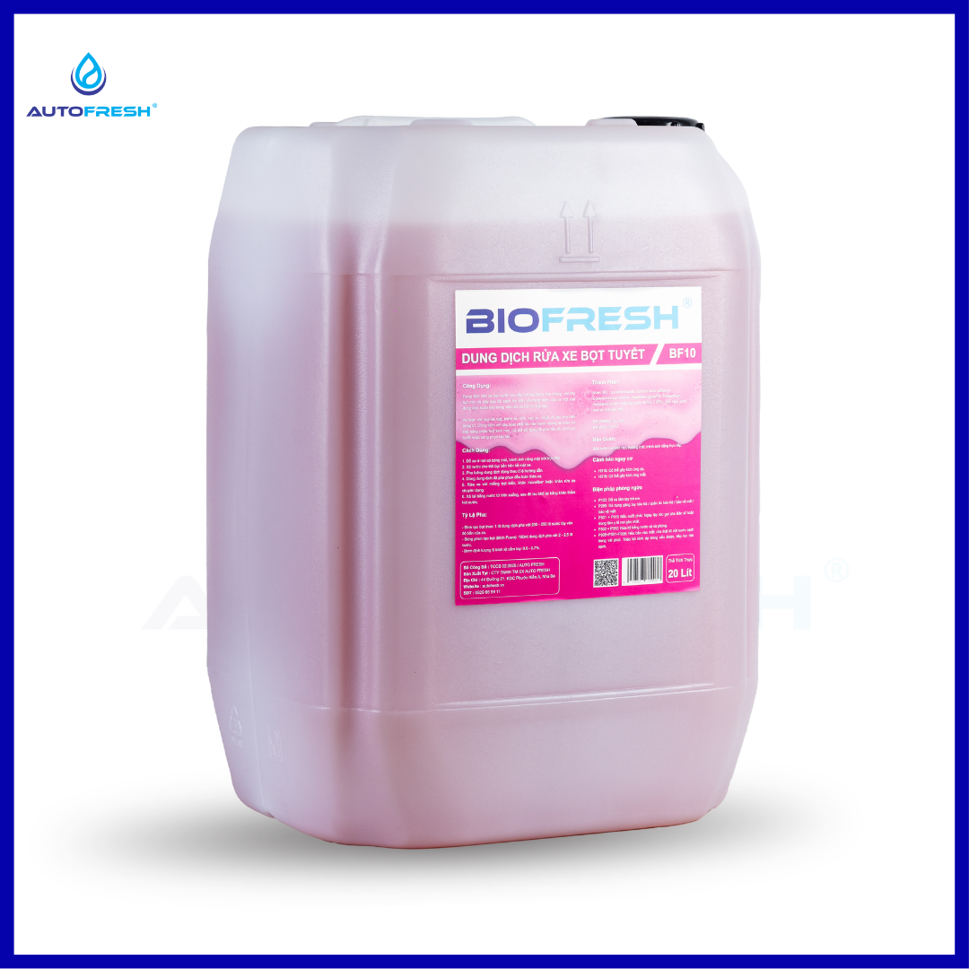 Nước Rửa Xe Bọt Tuyết 20L – Đậm Đặc – Pha 1:200 – Sạch Sâu – Bọt Dày – BIO FRESH BF10 3 Nước Rửa Xe Bọt Tuyết 20L – Đậm Đặc – Pha 1:200 – Sạch Sâu – Bọt Dày – BIO FRESH BF10 - Ảnh 3