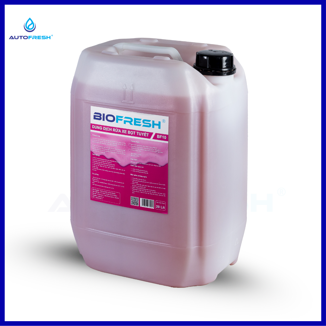 Nước Rửa Xe Bọt Tuyết 20L – Đậm Đặc – Pha 1:200 – Sạch Sâu – Bọt Dày – BIO FRESH BF10 4 Nước Rửa Xe Bọt Tuyết 20L – Đậm Đặc – Pha 1:200 – Sạch Sâu – Bọt Dày – BIO FRESH BF10 - Ảnh 4