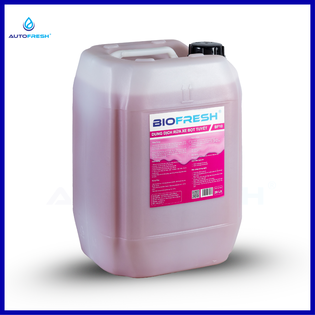 Nước Rửa Xe Bọt Tuyết 20L – Đậm Đặc – Pha 1:200 – Sạch Sâu – Bọt Dày – BIO FRESH BF10 5 Nước Rửa Xe Bọt Tuyết 20L – Đậm Đặc – Pha 1:200 – Sạch Sâu – Bọt Dày – BIO FRESH BF10 - Ảnh 5